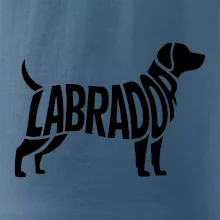 Labrador nápis v těle