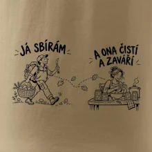 Já sbírám ona čistí a zavaří