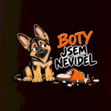 Boty jsem neviděl - štěně vlčáka