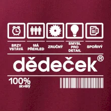 Čárový kód dědeček