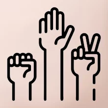 Kamen nůžky papír ikony