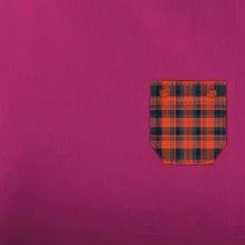 Flanelové triko červené