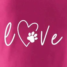 Love nápis zvíře