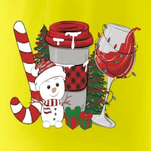 Vánoce, víno a sněhulák