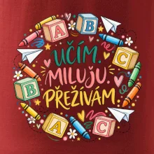 Učím miluju přežívám školní abeceda