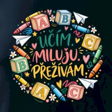 Učím miluju přežívám školní abeceda
