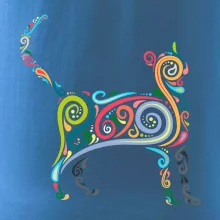 Kočka barevné křivky