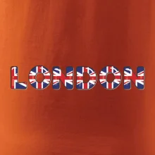Nápis London vlajka