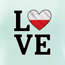 Love Polská vlajka