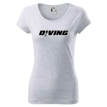 Diving nápis potápěč