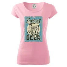 Save water drink beer poster