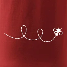 Dráha letu včely - smyčka