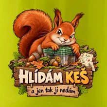 Hlídám keš veverka s pokladem