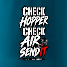 Kontrola zásobníku check hopper air paintball