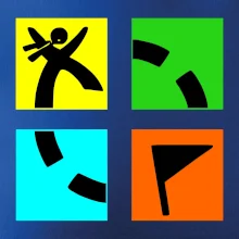 Geocaching logo barevné