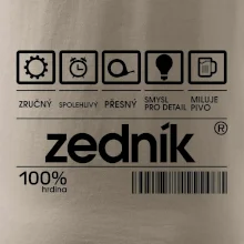 Čárový kód zedník