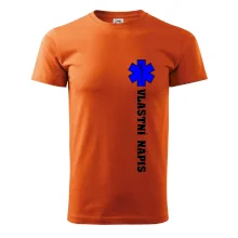 Hvězda života - vlastní nápis vpředu a vzadu