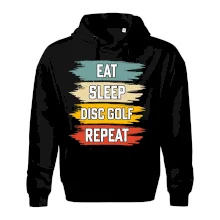 Disc Golf eat sleep barevné