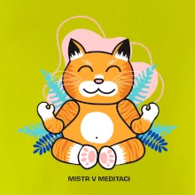 Kočka - mistr v meditaci (Pecka design)