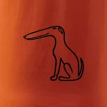 Barzoj obrys černý  (Moňas)