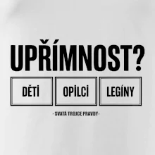 Upřímnost dětí opilci a legíny