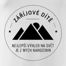 Zářijové dítě. Nejlepší výhled na svět je z mých narozenin