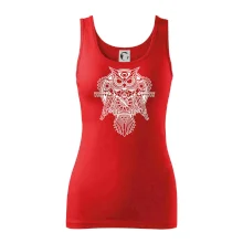 Steampunk sova černobílá