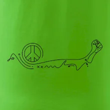 Pěst a symbol míru