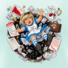 Alenka v říši dluhů padá do peněžní díry