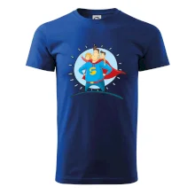 Táta superman - holka a kluk Táta superman - holka a kluk