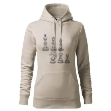 Šachové figurky kreslené