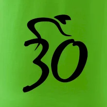 Cyklista slaví třicítku (30)