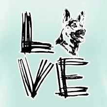 Německý ovčák love