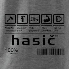 Čárový kód - Hasič