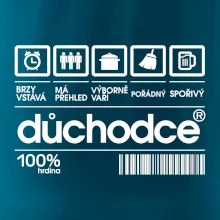 Čárový kód důchodce