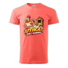 Útěk slepice z kurníku