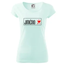 Triko na grilování s vlastním jménem