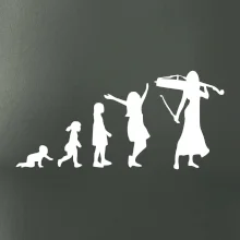 Evoluce cellistka Evoluce cellistka