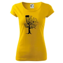 Disc golf pozor strom