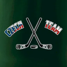 Czech team - hokejky a puk