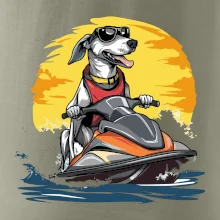 Chrt na vodním skútru