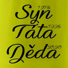Syn, táta děda - vaše ročníky