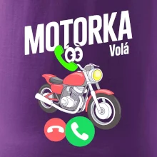 Karikatura motorka silnice volá