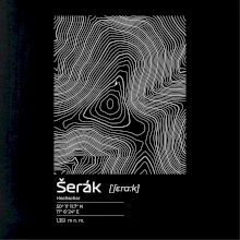 Šerák - vrstevnice v obdélníku