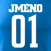 Florbalový  dres - vlastní jméno a číslo