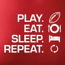 Play Eat Sleep Repeat americký fotbal
