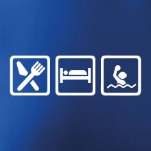 Eat sleep vodní pólo v řadě