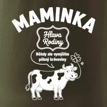 Maminka Hlava rodiny - krávoviny