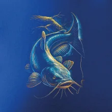 Obrázek sumec a kus stromu