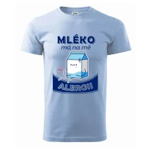 Mléko má na mě alergii